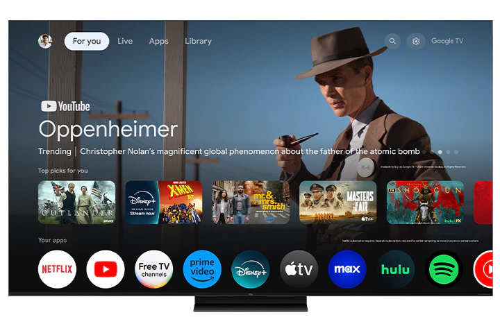 TCL 65" QM7K Series QD-Mini LED QLED 4K UHD Smart TV with Google TV – 65QM7K - Image 13