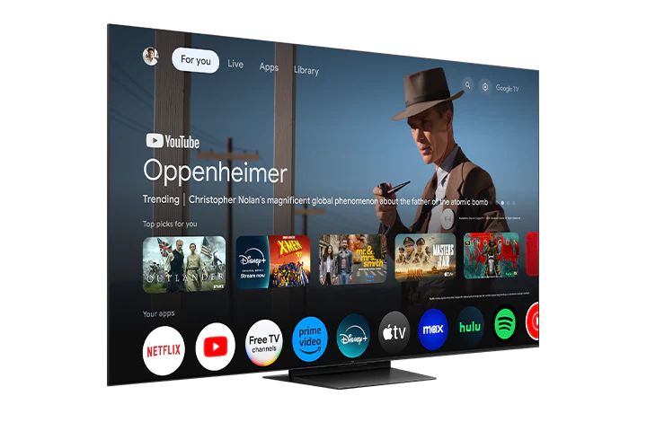 TCL 75" QM7K Series QD-Mini LED QLED 4K UHD Smart TV with Google TV – 75QM7K - Image 12